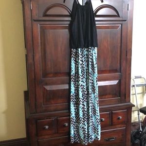 One piece wide leg romper worn once